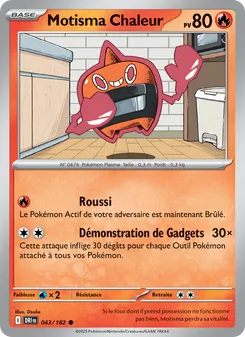 Motisma Chaleur, Rivalités Destinées Nº 043 Normal