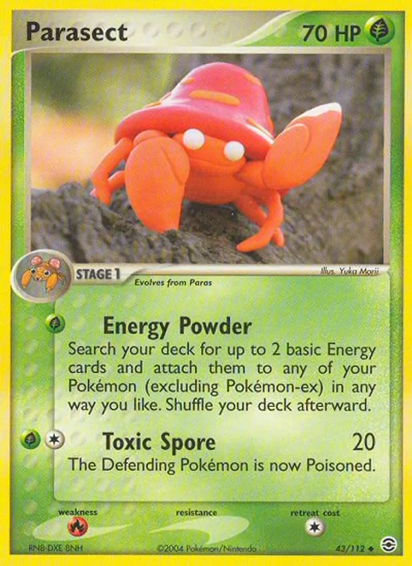 Parasect, FireRed & LeafGreen No. 43