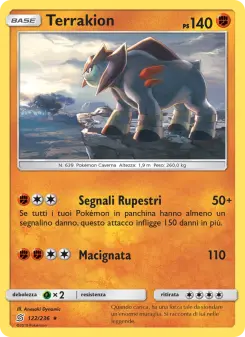 Terrakion, Sintonia Mentale Nº 122 Normal