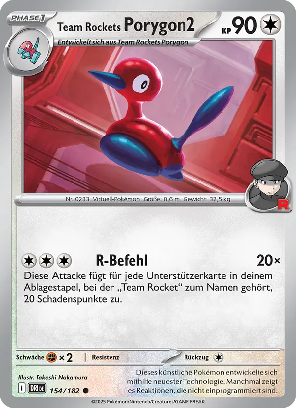 Team Rockets Porygon2, Ewige Rivalen Nº 154