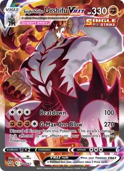 Single Strike Urshifu VMAX, Battle Styles Nº 168 Holo
