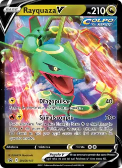 Rayquaza V, SPSC Promo No. SWSH147 Normal