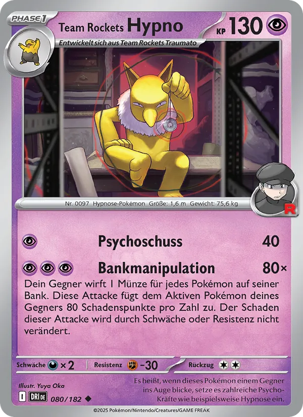 Team Rockets Hypno, Ewige Rivalen No. 080