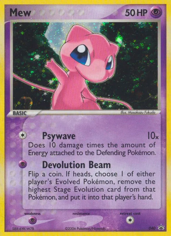Mew, Nintendo Black Star Promos No. 40