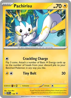 Pachirisu, SVP Black Star Promos No. 158 Holo