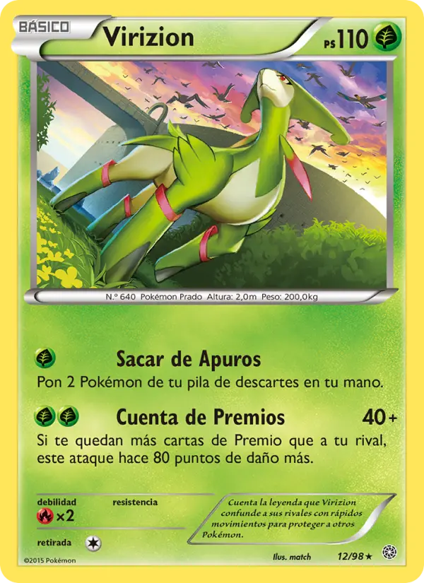 Virizion, Antiguos Orígenes No. 12