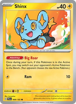 Shinx, Paldea Evolved No. 068 Normal