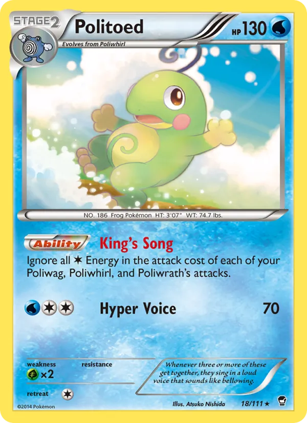 Politoed, Furious Fists Nº 18
