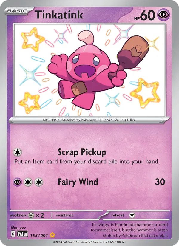 Tinkatink, Paldean Fates Nº 165