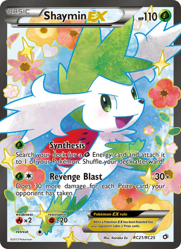 Shaymin-EX, Legendary Treasures No. RC21
