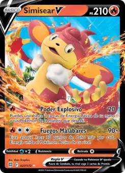 Simisear V, Astros Brillantes No. 027 Holo
