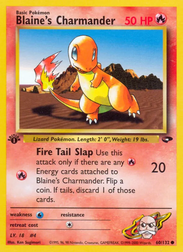 Blaine's Charmander, Gym Challenge Nº 60