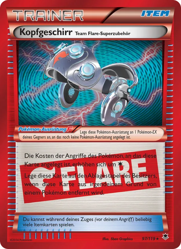 Kopfgeschirr Team Flare-Superzubehör, Phantomkräfte Nº 97