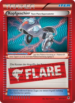 Kopfgeschirr Team Flare-Superzubehör, Phantomkräfte No. 97 Normal