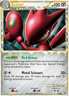 Scizor, Undaunted No. 84 Holo