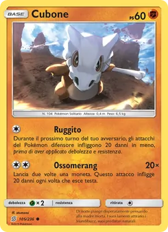 Cubone, Sintonia Mentale No. 105 Normal