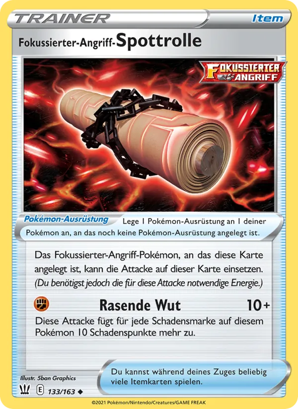 Fokussierter-Angriff-Spottrolle, Kampfstile No. 133