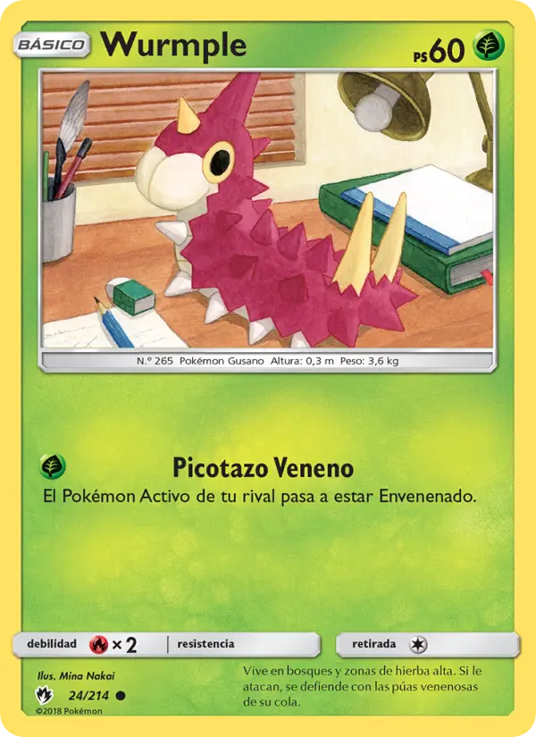 Wurmple, Truenos Perdidos No. 24