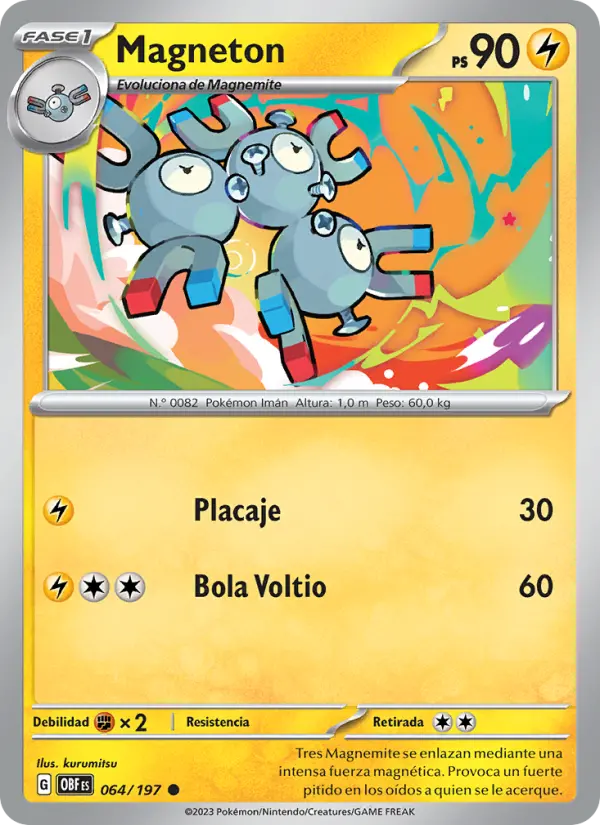 Magneton, Llamas Obsidianas No. 064