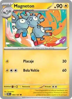 Magneton, Llamas Obsidianas No. 064 Normal