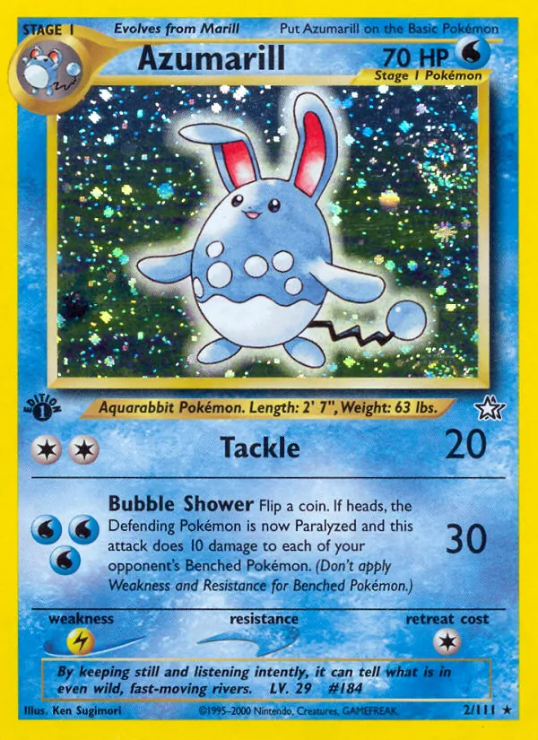 Azumarill, Neo Genesis Nº 2