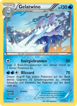 Gelatwino, Plasma-Sturm No. 37 Normal