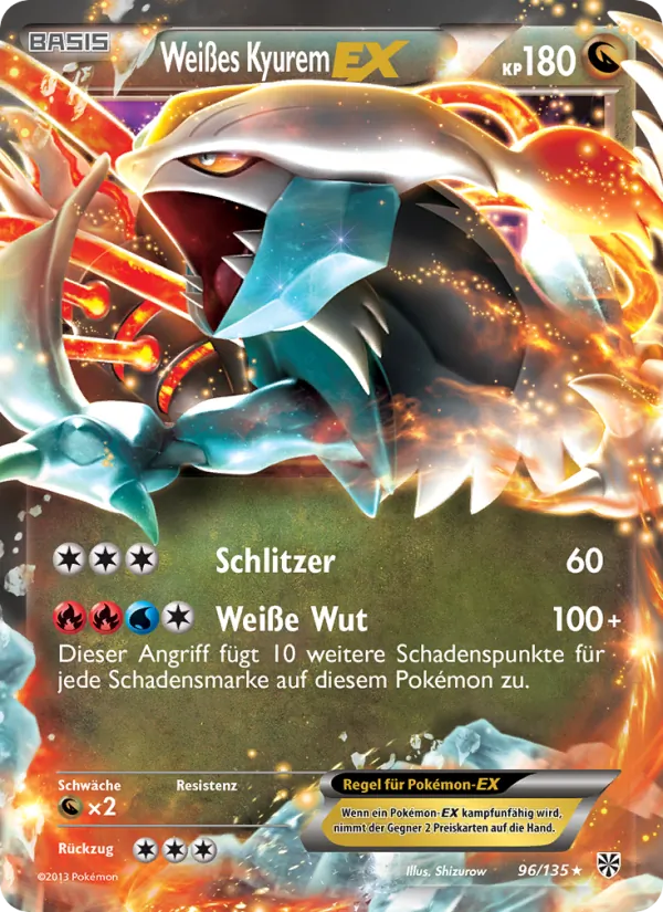 Weißes Kyurem-EX, Plasma-Sturm No. 96