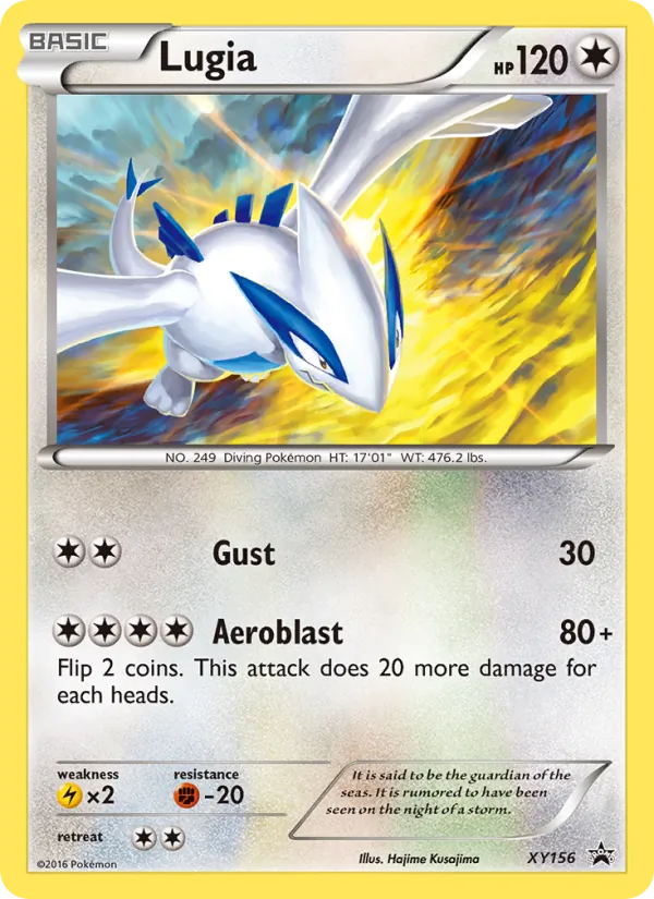 Lugia, XY Black Star Promos Nº XY156