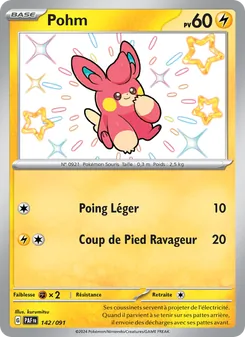 Pohm, Destinées de Paldea No. 142 Holo