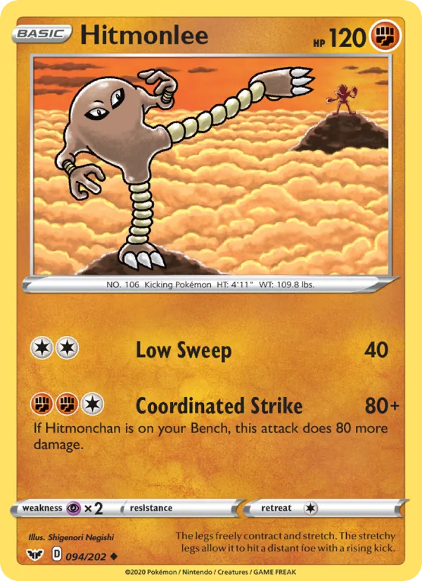 Hitmonlee, Sword & Shield Nº 94
