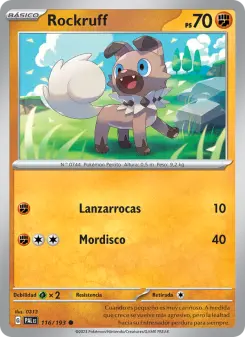 Rockruff, Evoluciones en Paldea No. 116 Normal