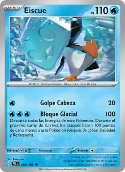 Eiscue, Evoluciones en Paldea No. 048 Normal