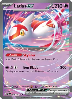 Latias ex, Surging Sparks Nº 076 Holo