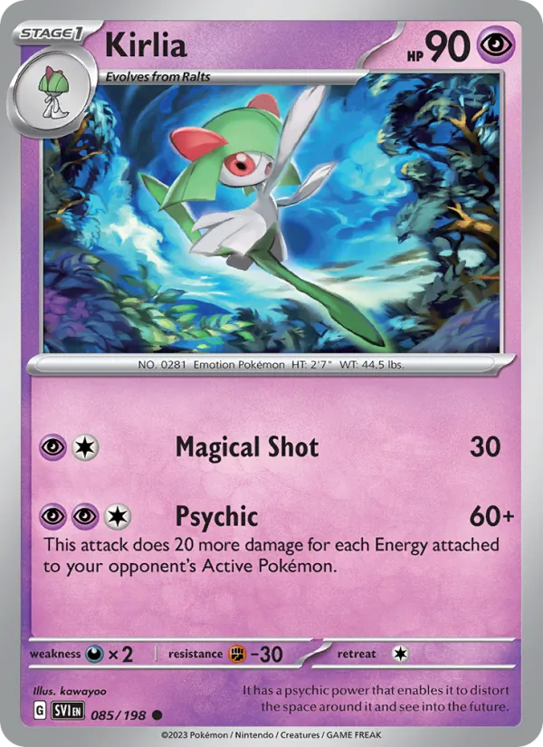 Kirlia, Scarlet & Violet Nº 085