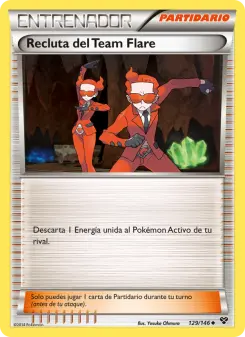 Recluta del Team Flare, XY Nº 129 Normal