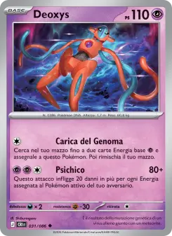 Deoxys, Caos Nascente Nº 031 Normal