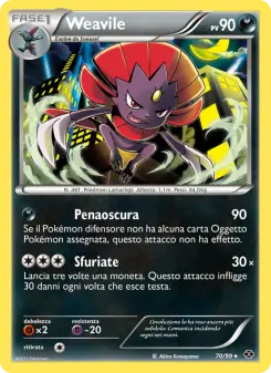 Weavile, Destini Futuri No. 70 Normal