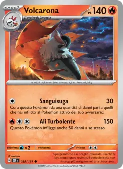 Volcarona, Scintille Folgoranti No. 025 Normal