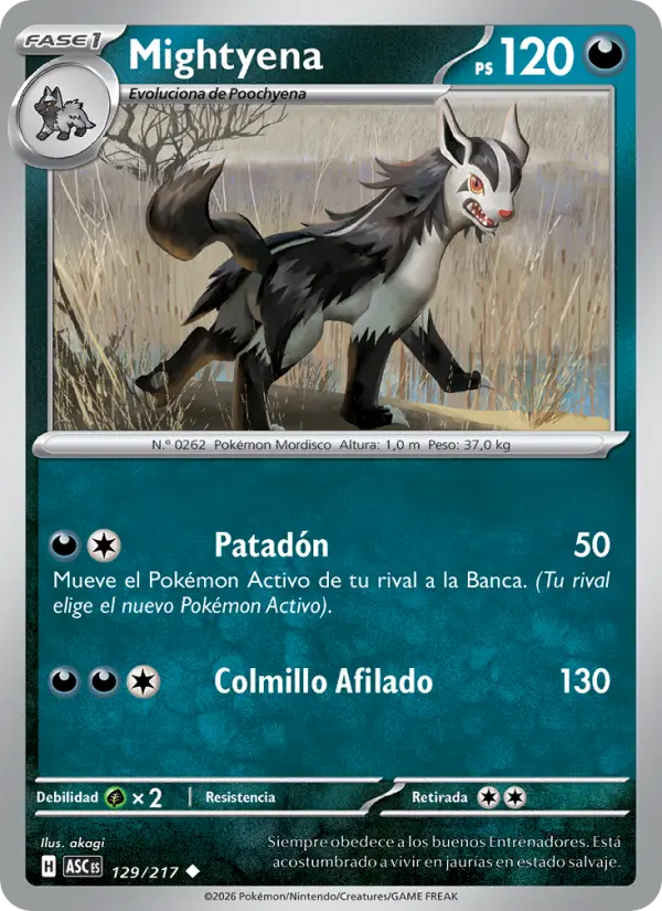 Mightyena, Héroes Ascendentes Nº 129