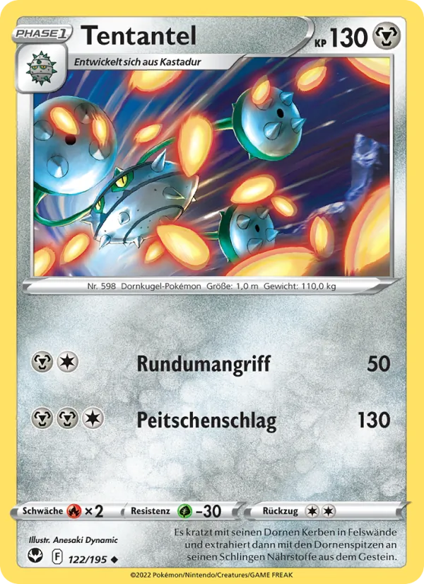 Tentantel, Silberne Sturmwinde Nº 122