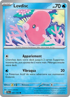 Lovdisc, Évolutions à Paldea No. 047 Normal