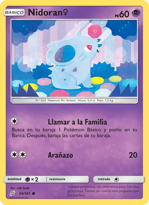 Nidoran♀, Union de Aliados No. 54