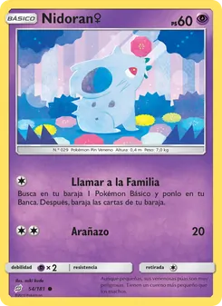 Nidoran♀, Union de Aliados No. 54 Normal