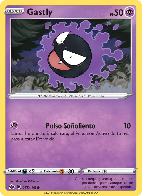 Gastly, Reinado Escalofriante Nº 55
