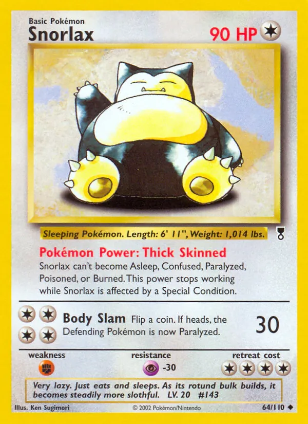 Snorlax, Legendary Collection No. 64