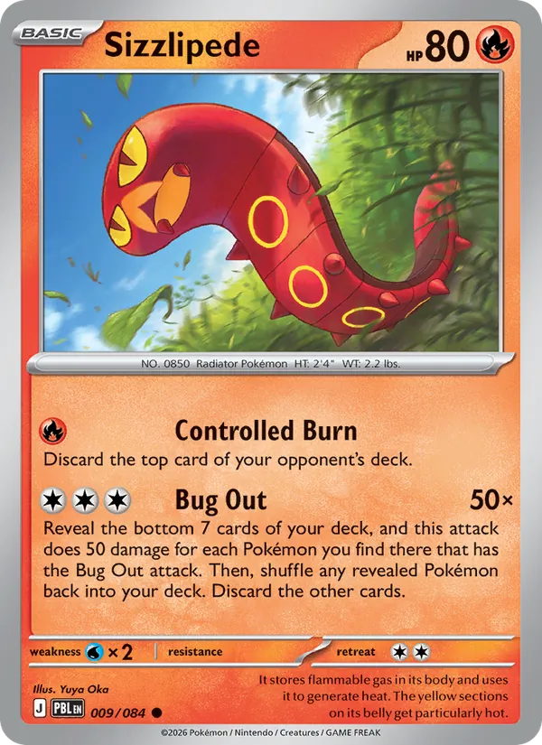 Sizzlipede, Pitch Black No. 009
