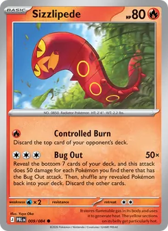 Sizzlipede, Pitch Black No. 009 Normal