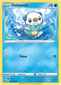 Oshawott, Resplandor Astral No. 041 Normal