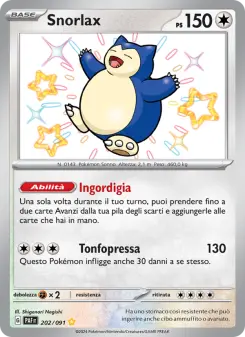 Snorlax, Destino di Paldea Nº 202 Holo