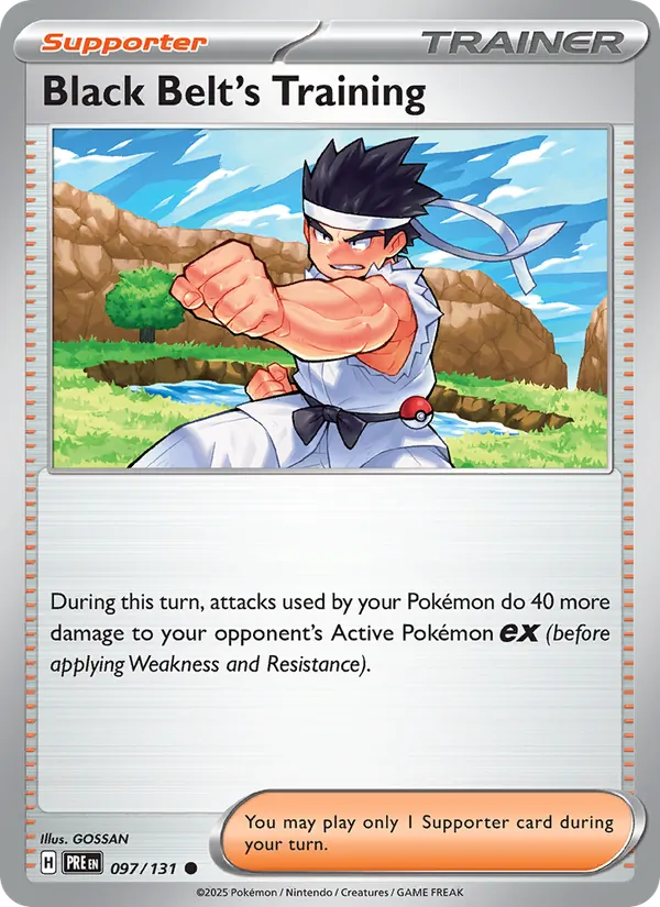 Black Belt's Training, Prismatic Evolutions Nº 097